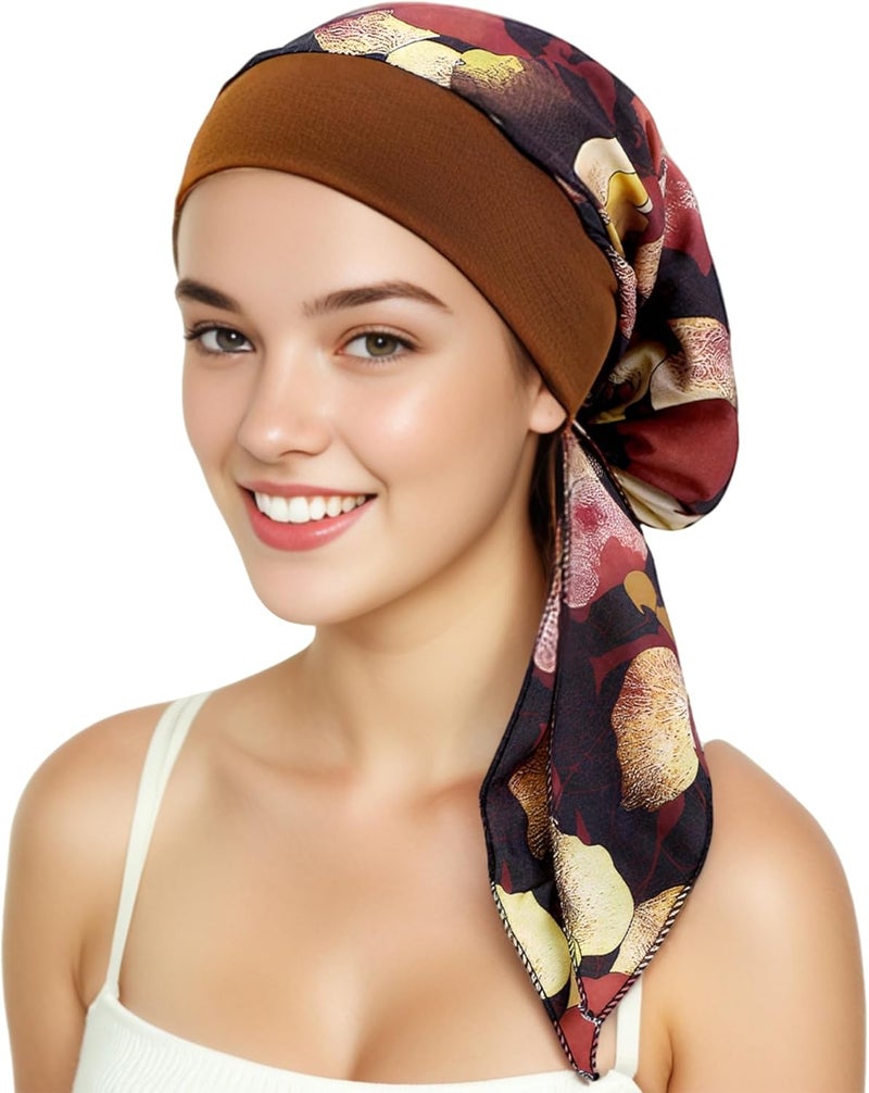 Belleshow Chemo Headwear Turbans for Women, Cancer Head Scarf, Headwear Coverings Caps, Head Wraps for Cancer Patients - Image 1